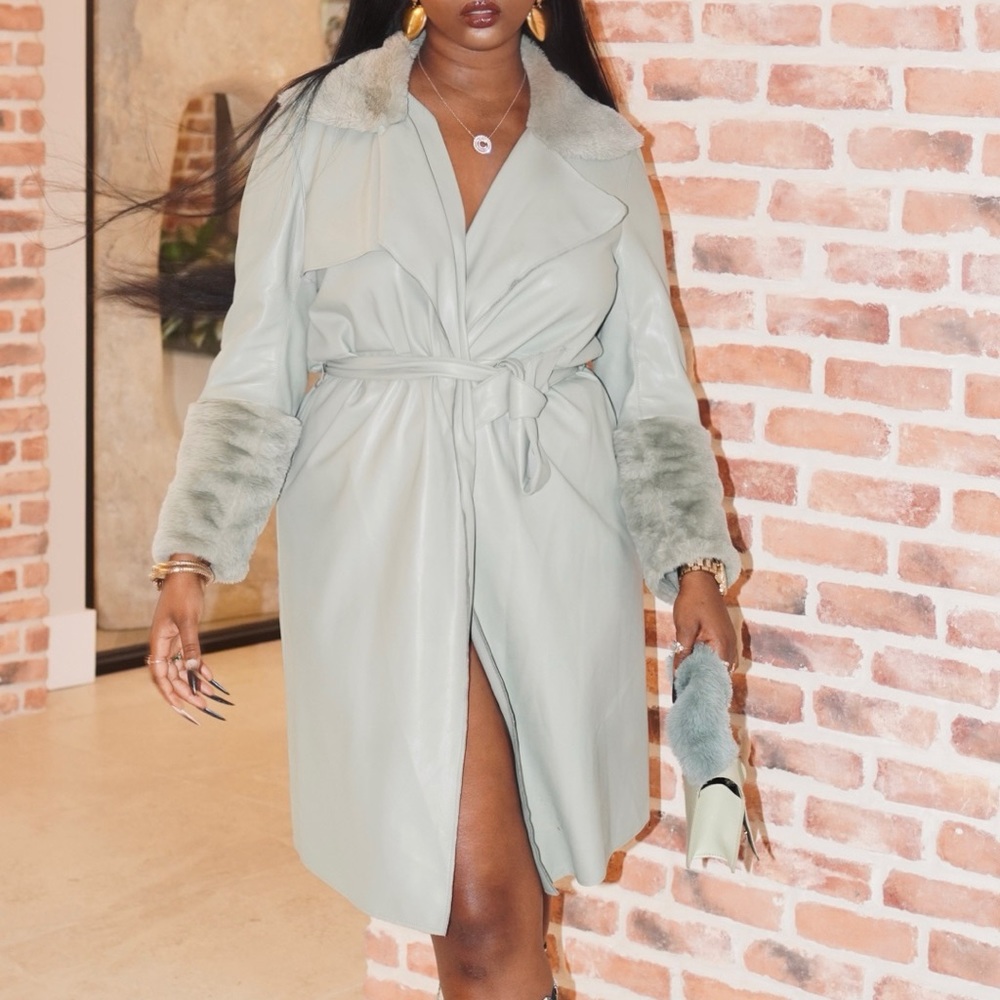 Sage Fur Coat